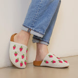 The Sak Bolinas Clog - Hand Crochet - Natural Strawberries