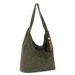 The Sak Huntley Hobo - Leather - Moss Suede
