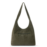 The Sak Huntley Hobo - Leather - Moss Suede