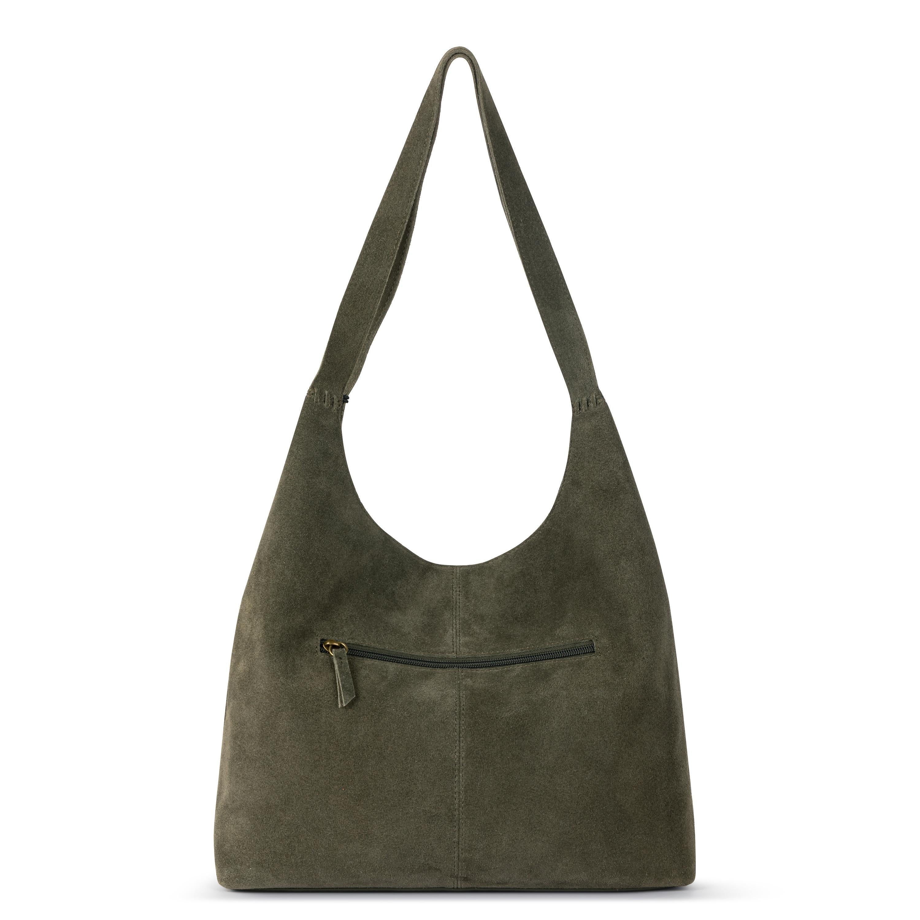 The Sak Huntley Hobo - Leather - Moss Suede