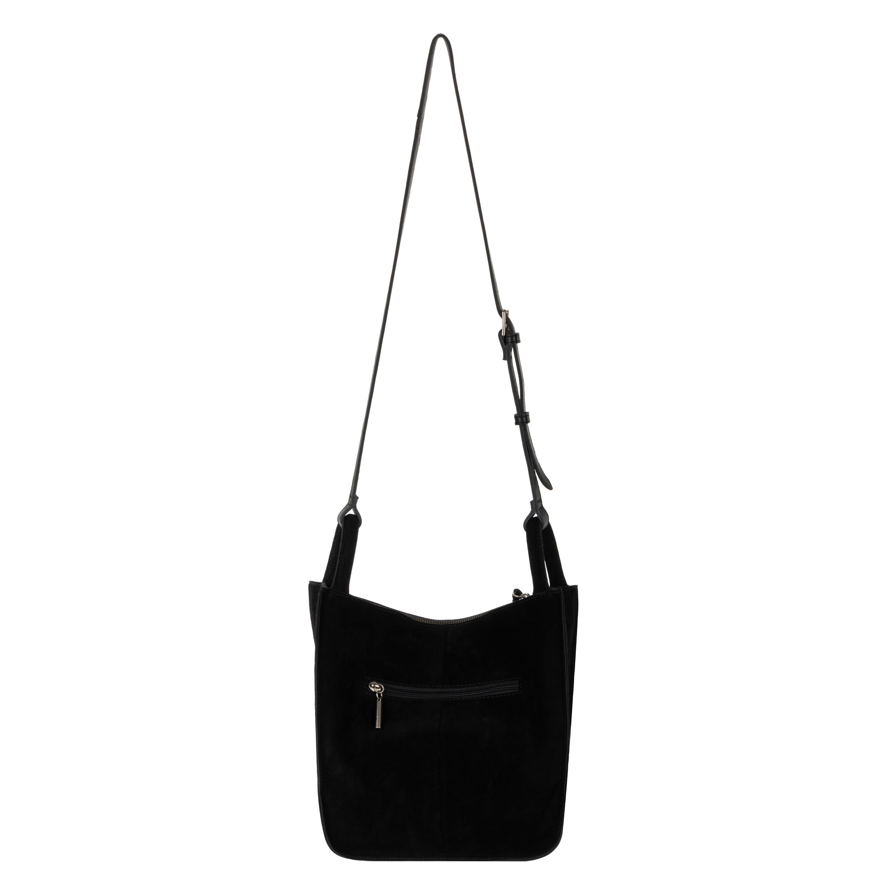 The Sak Los Feliz Crossbody - Leather - Neutral Suede Block