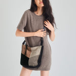 The Sak Los Feliz Crossbody - Leather - Neutral Suede Block