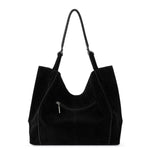 The Sak Los Feliz Large Tote - Leather - Neutral Suede Block