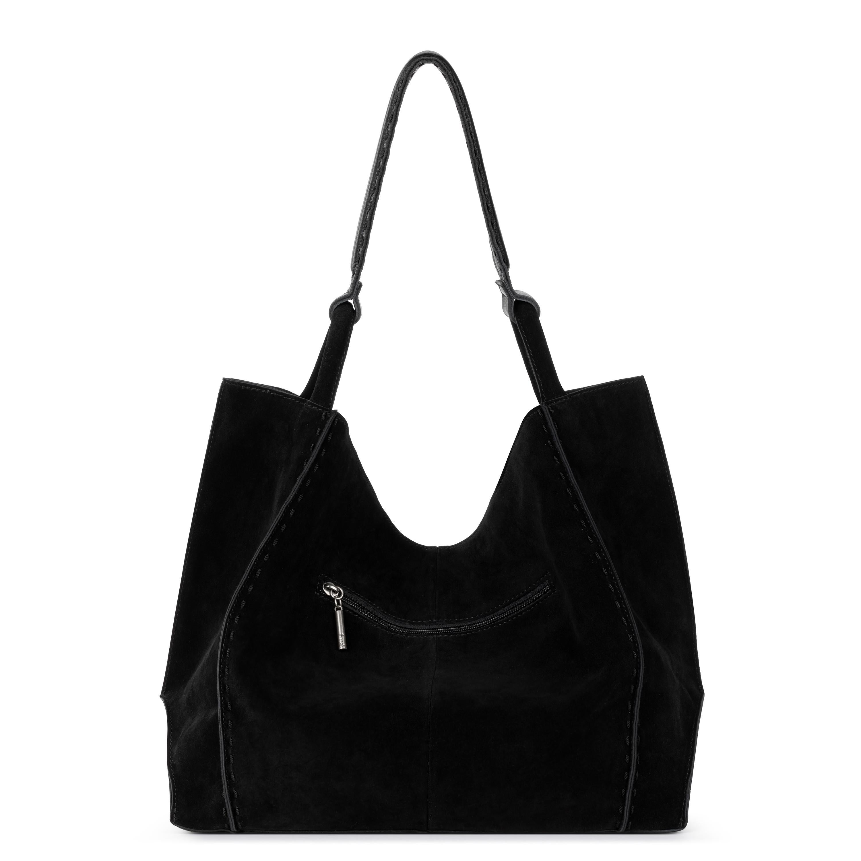 The Sak Los Feliz Large Tote - Leather - Neutral Suede Block