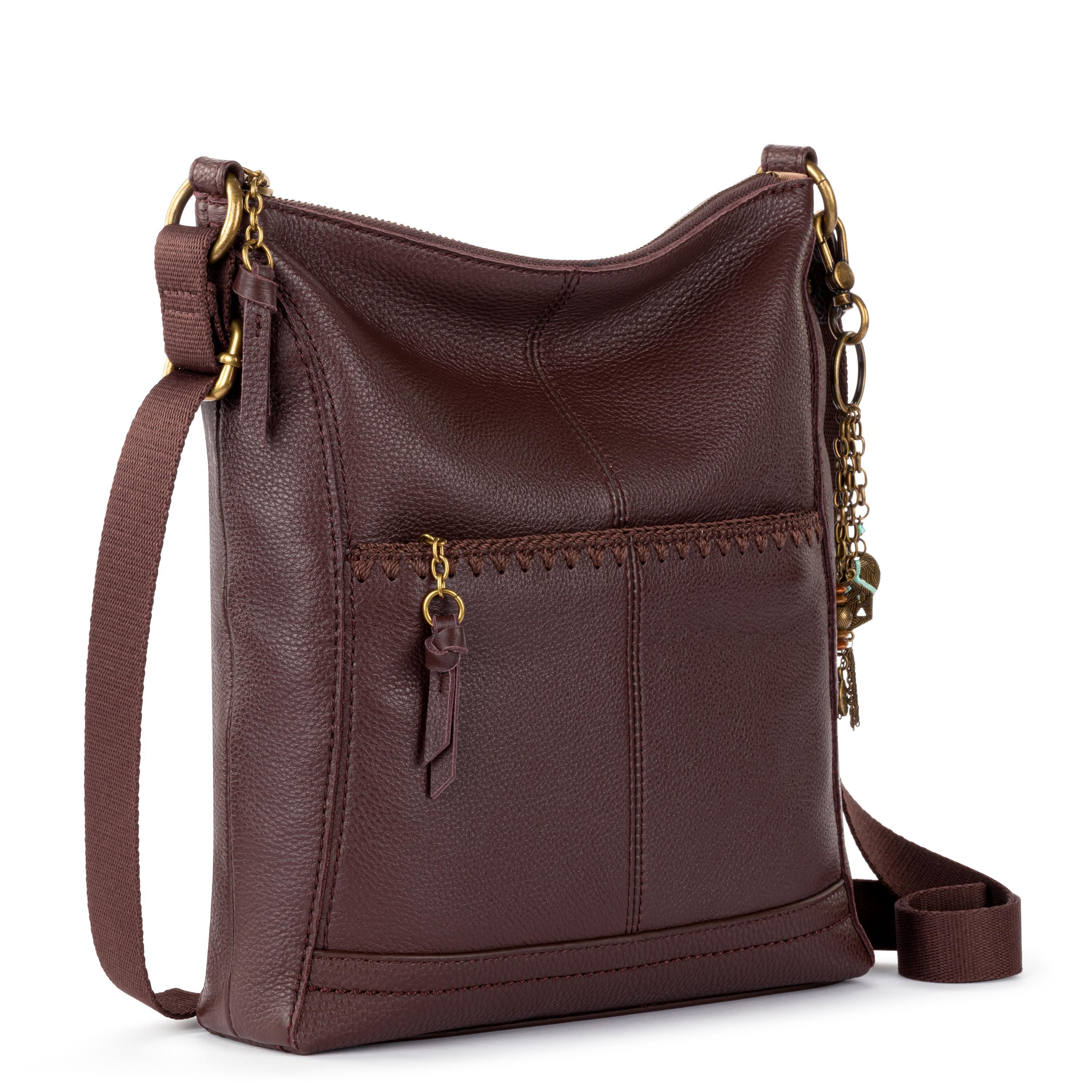 The Sak Lucia Crossbody - Leather - Mahogany Stitch