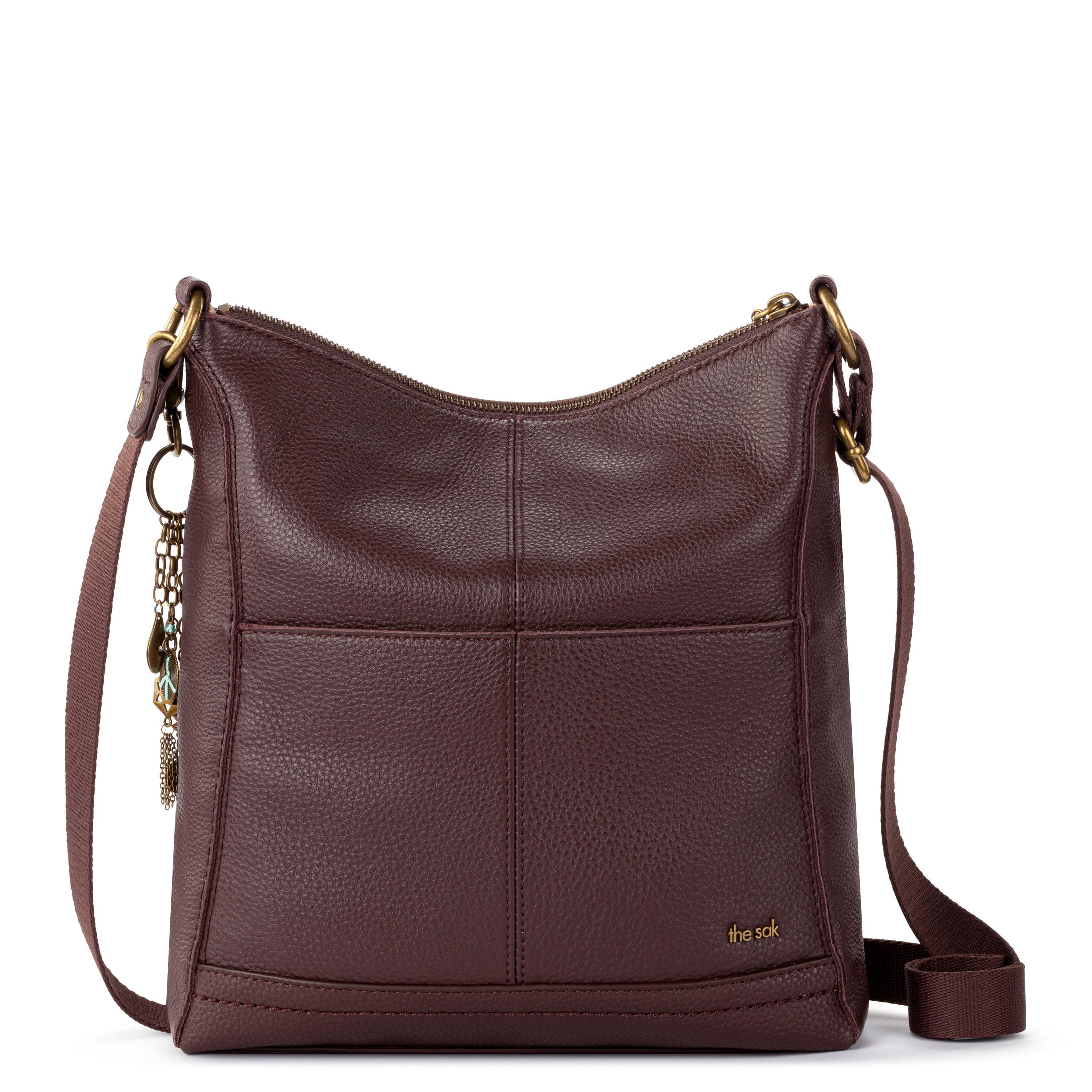 The Sak Lucia Crossbody - Leather - Mahogany Stitch
