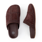 The Sak Bolinas Clog - Leather - Mahogany Suede Patch
