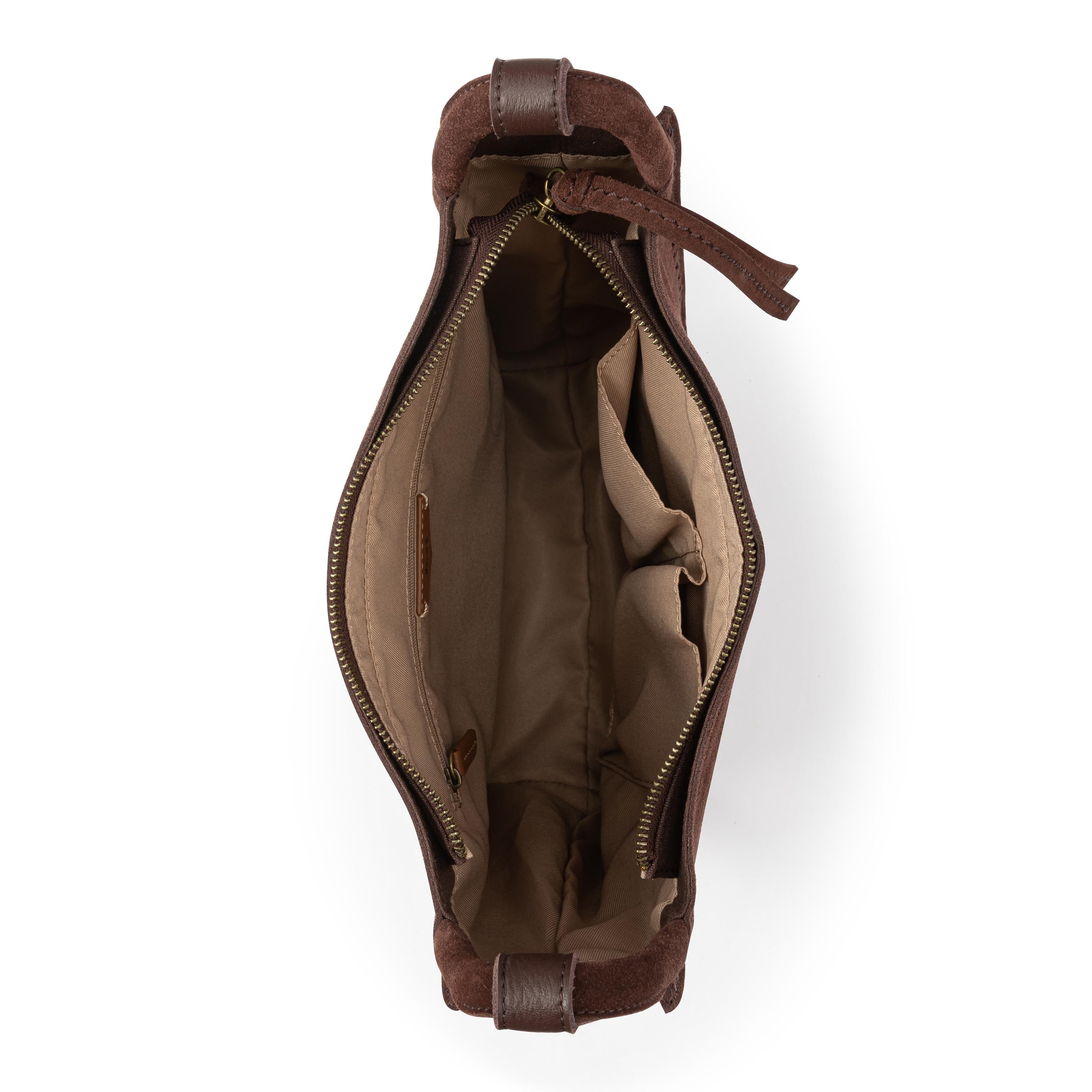 The Sak Los Feliz Crossbody - Leather - Mahogany Suede