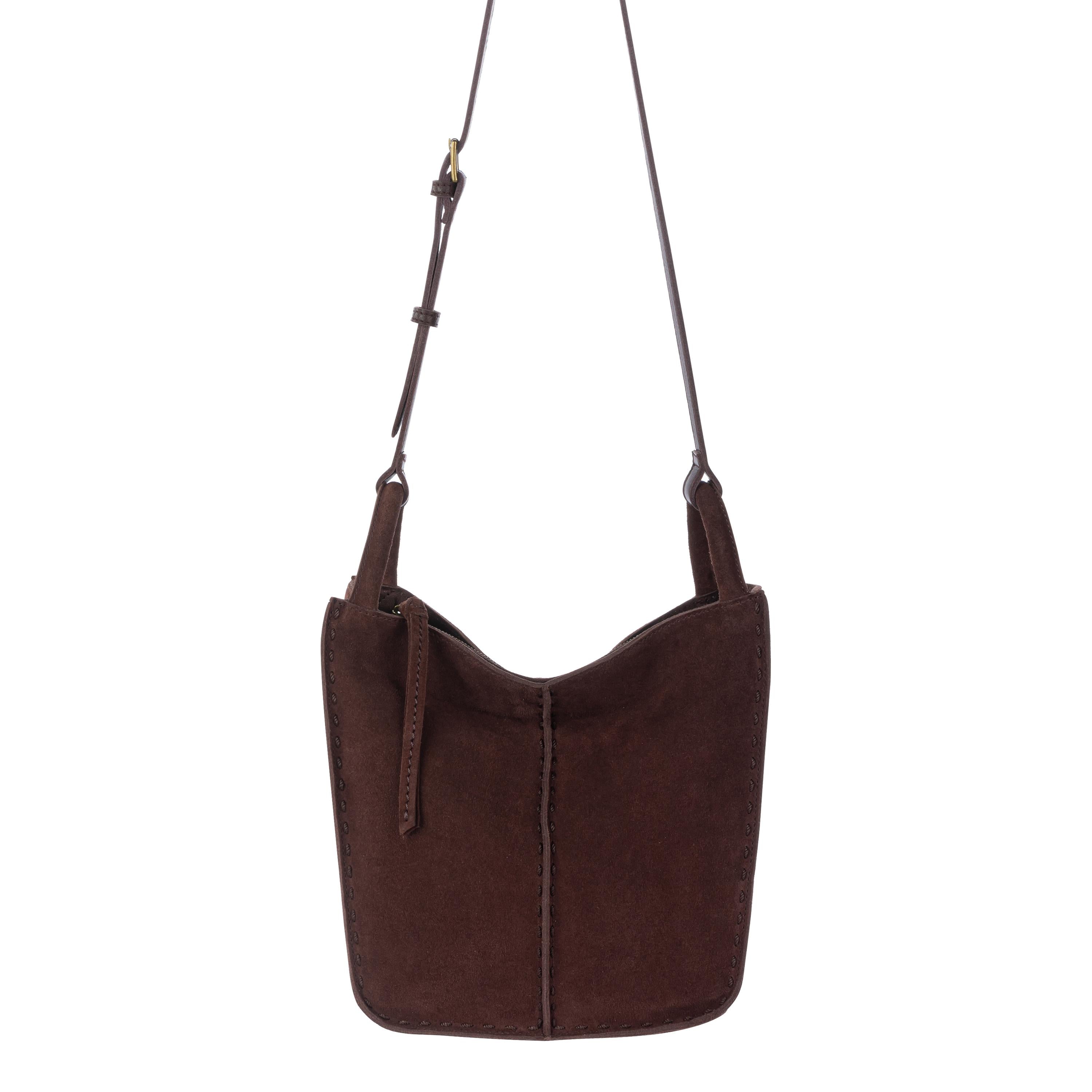The Sak Los Feliz Crossbody - Leather - Mahogany Suede