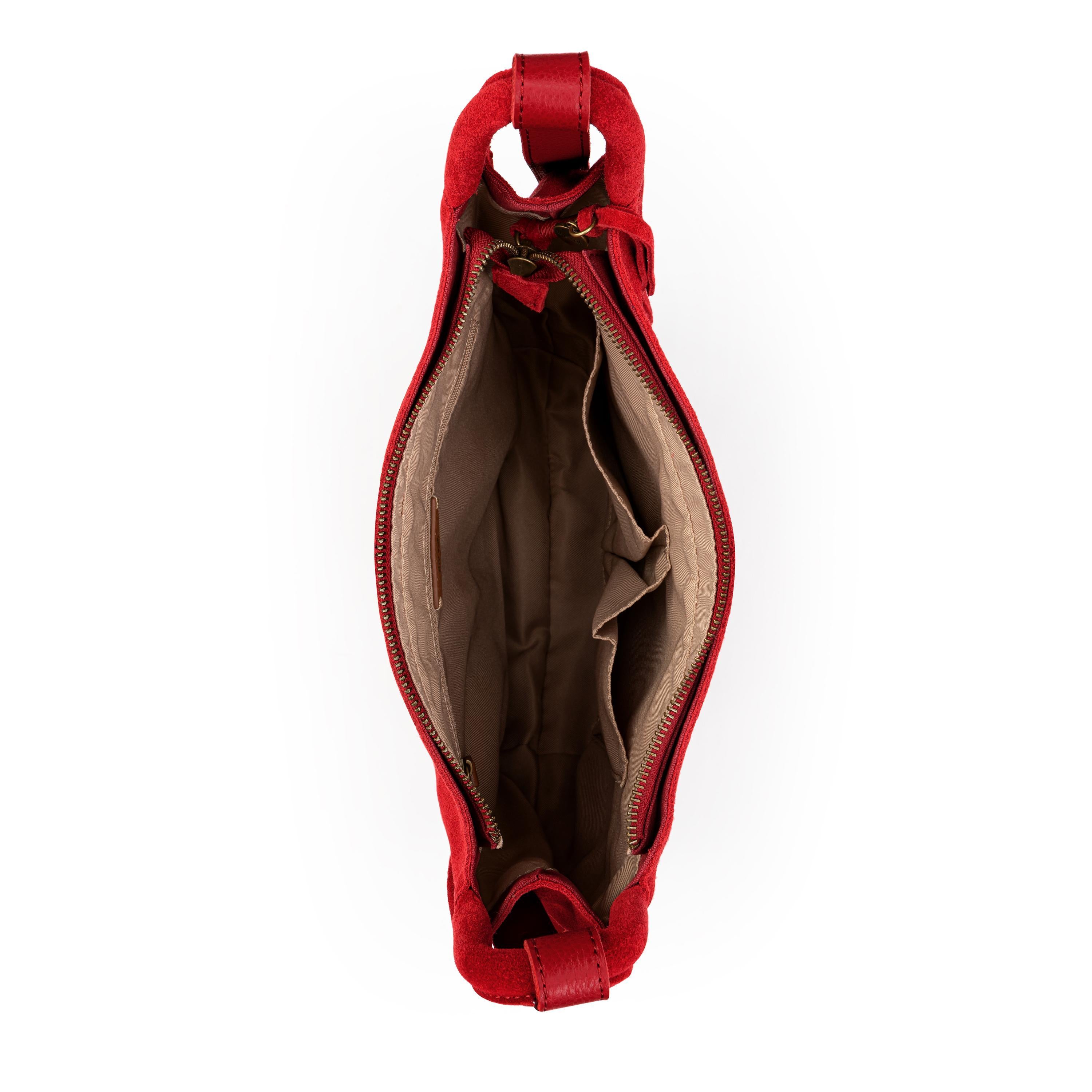 The Sak Los Feliz Crossbody - Leather - Scarlet Suede