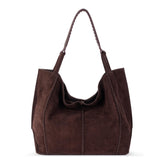 The Sak Los Feliz Large Tote - Leather - Mahogany Suede
