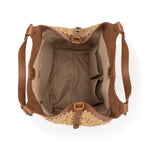 The Sak Roma Shopper - Straw - Natural Primrose