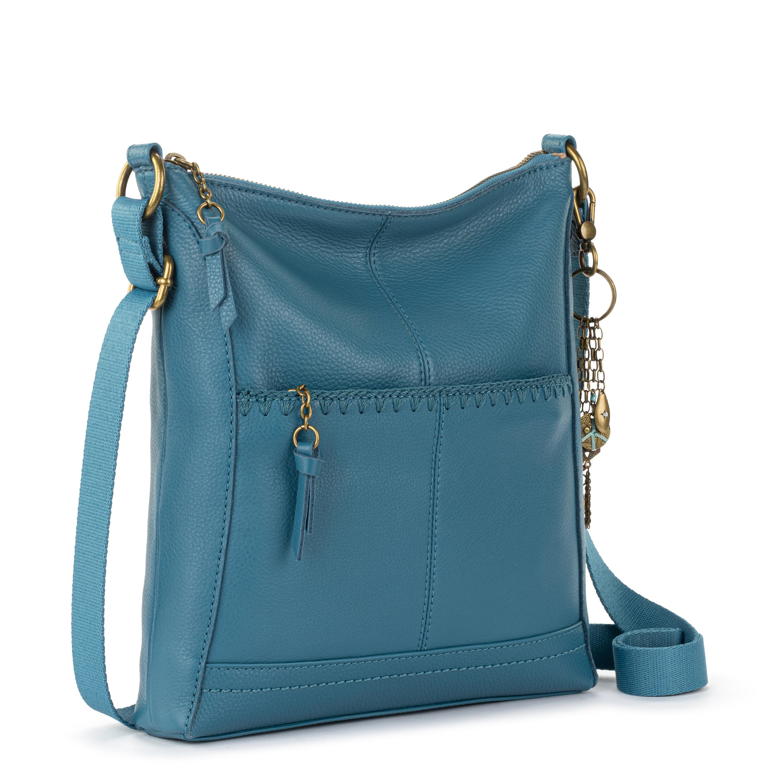 The Sak Lucia Crossbody - Leather - Lagoon Stitch