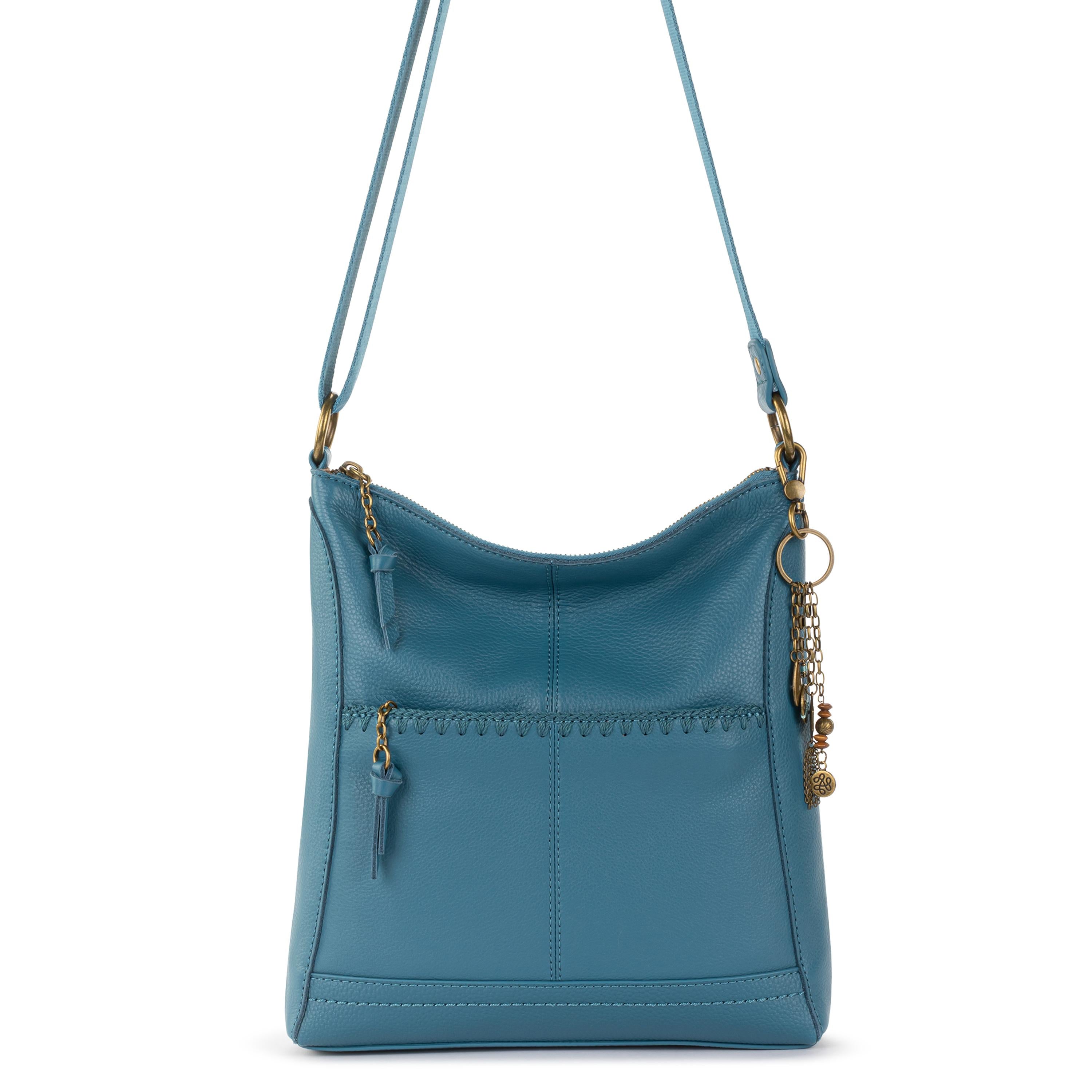 The Sak Lucia Crossbody - Leather - Lagoon Stitch
