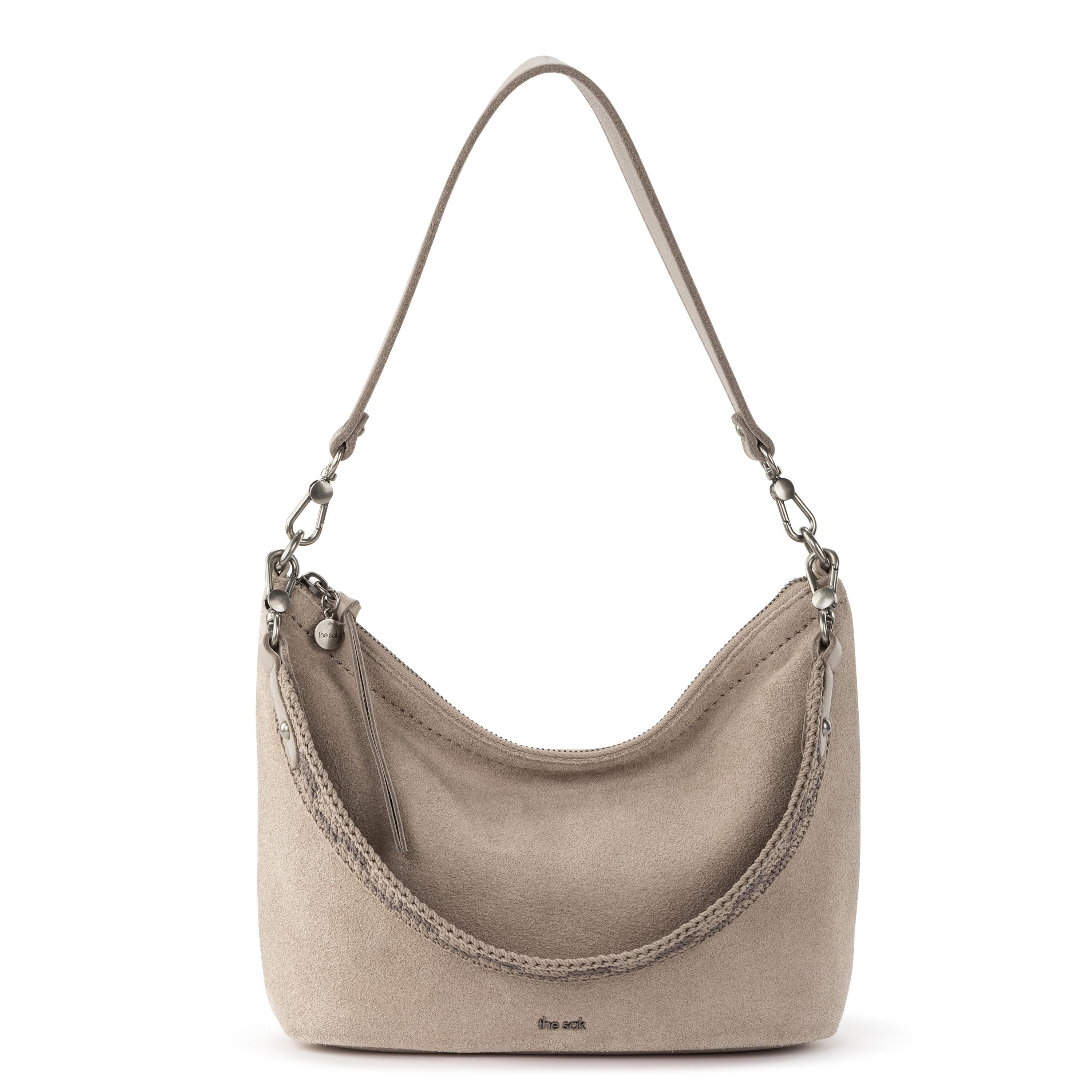 The Sak Jasmine Small Hobo - Leather - Sand Suede