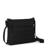 Sakroots Basic Crossbody - EcoTwill - Black Woven Quilted