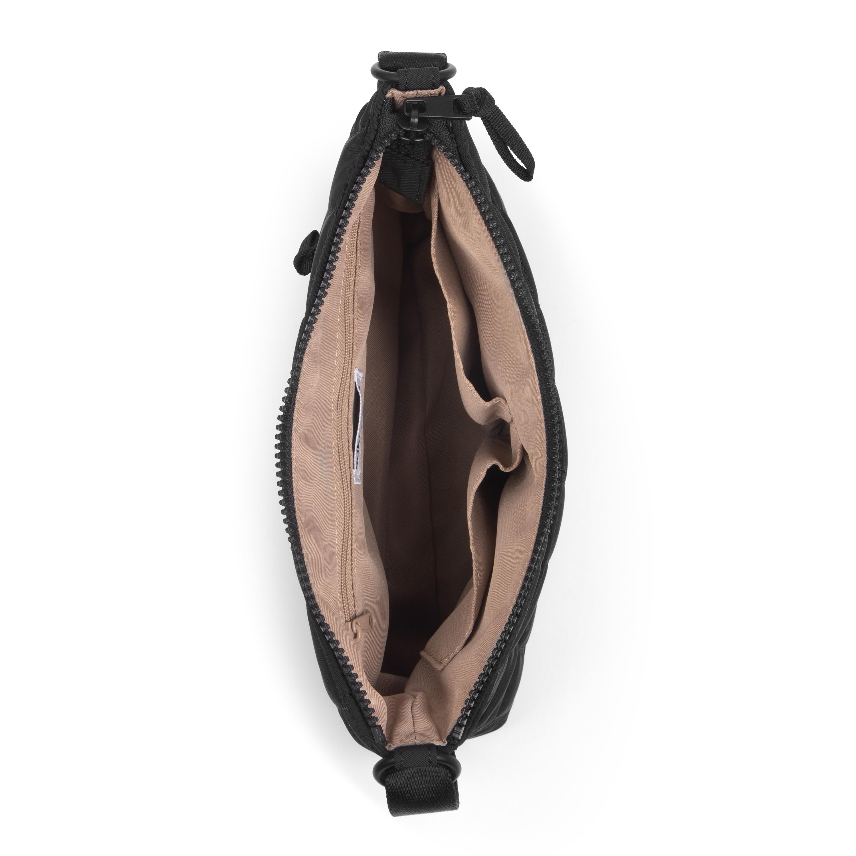 Sakroots Basic Crossbody - EcoTwill - Black Woven Quilted