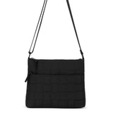Sakroots Basic Crossbody - EcoTwill - Black Woven Quilted