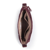 Sakroots Basic Crossbody - EcoTwill - Black Cherry Woven Quilted