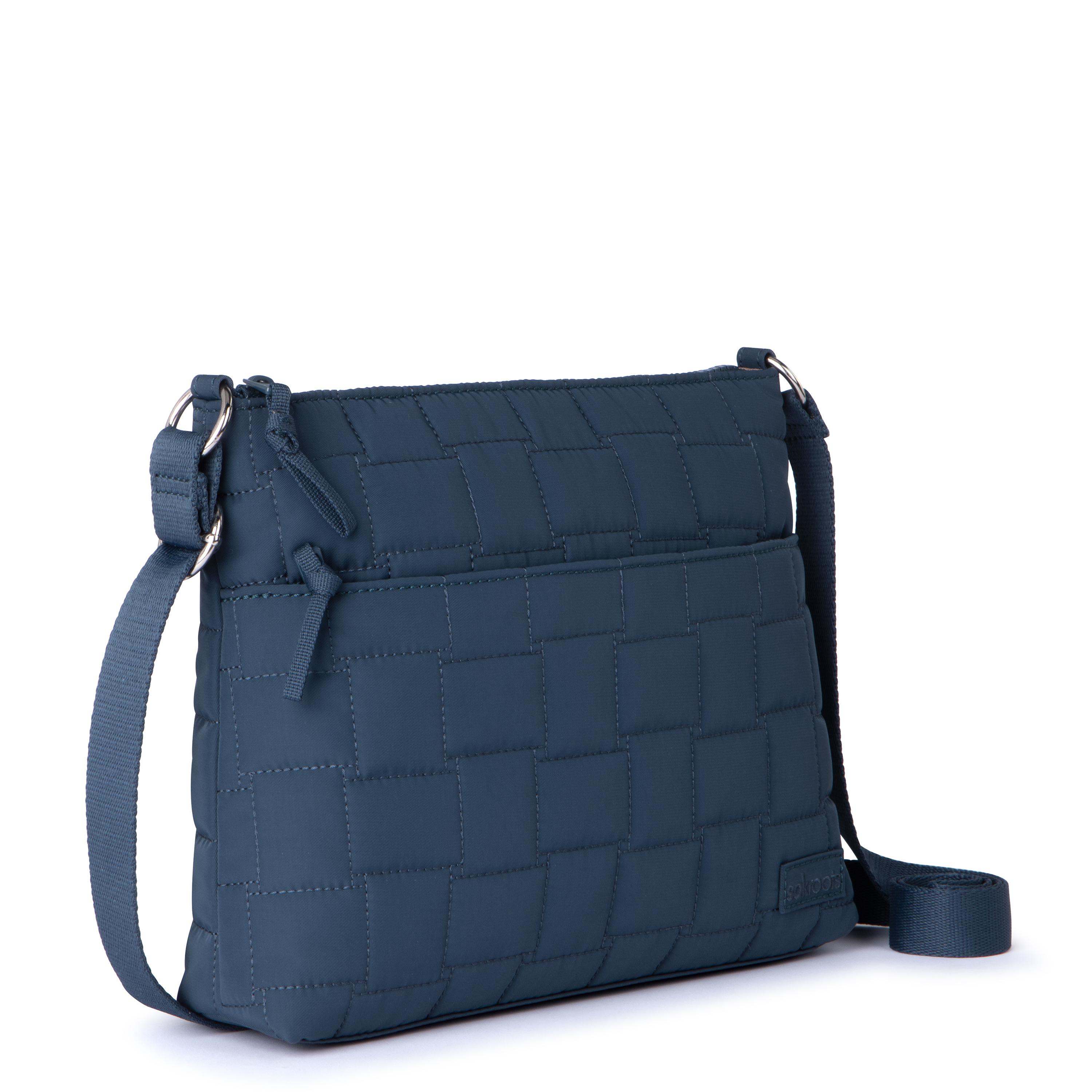 Sakroots Basic Crossbody - EcoTwill - Indigo Woven Quilted