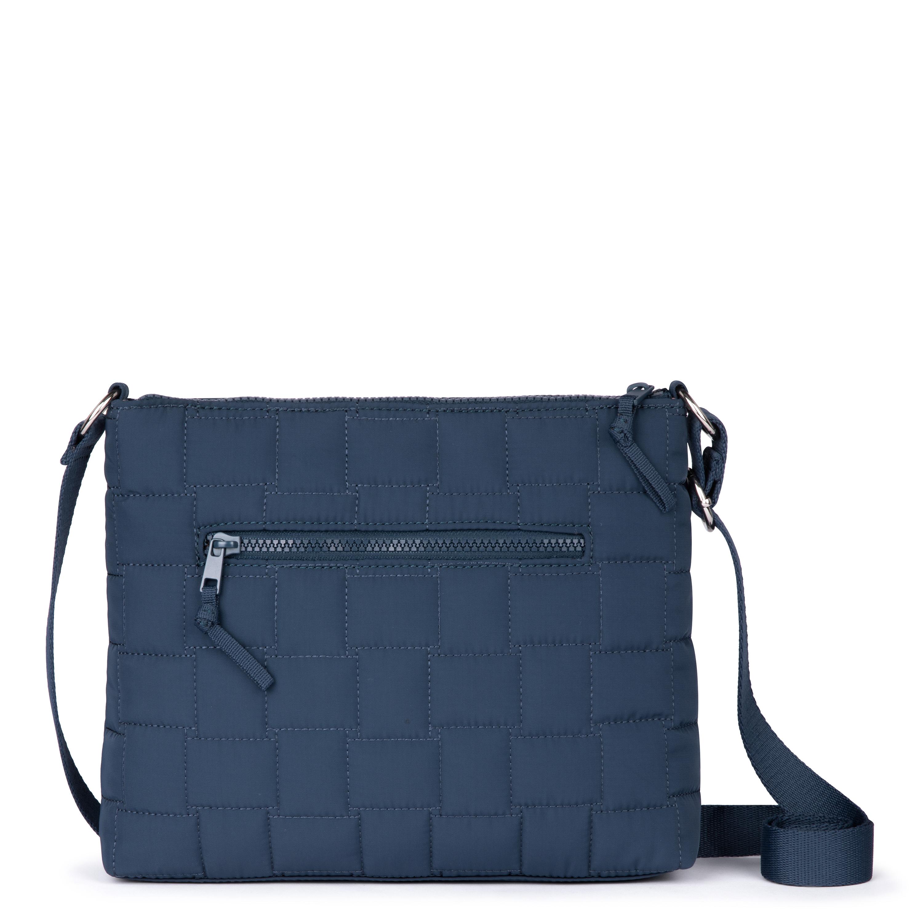 Sakroots Basic Crossbody - EcoTwill - Indigo Woven Quilted