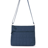 Sakroots Basic Crossbody - EcoTwill - Indigo Woven Quilted